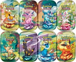Pokemon Prismatic Evolution Mini Tins