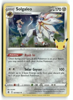 Celebrations #021/025 Solgaleo