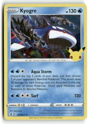 Celebrations #003/025 Kyogre