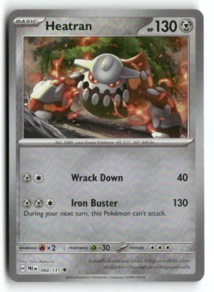 SV: Prismatic Evolutions #068/131 Heatran Masterball