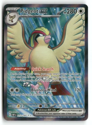 SV03: Obsidian Flames #217/197 Pidgeot ex