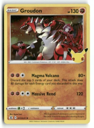 Celebrations #017/025 Groudon