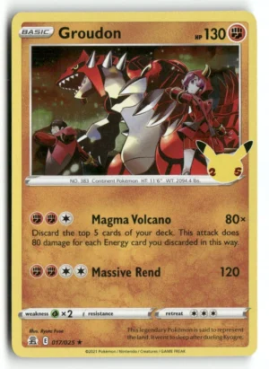 Celebrations #017/025 Groudon