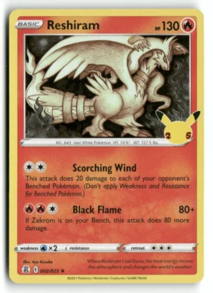 Celebrations #002/025 Reshiram