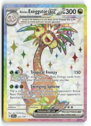 SV08: Surging Sparks #225/191 Alolan Exeggutor ex