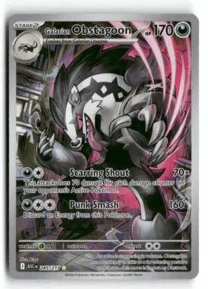 Ascended Heroes Galarian Obstagoon