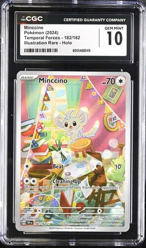 CGC 10 Temporal Forces Minccino Illustration Rare